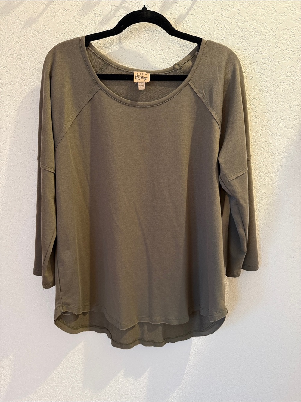 Como Vintage 3/4 Sleeve Tunic - Sz XL - EUC